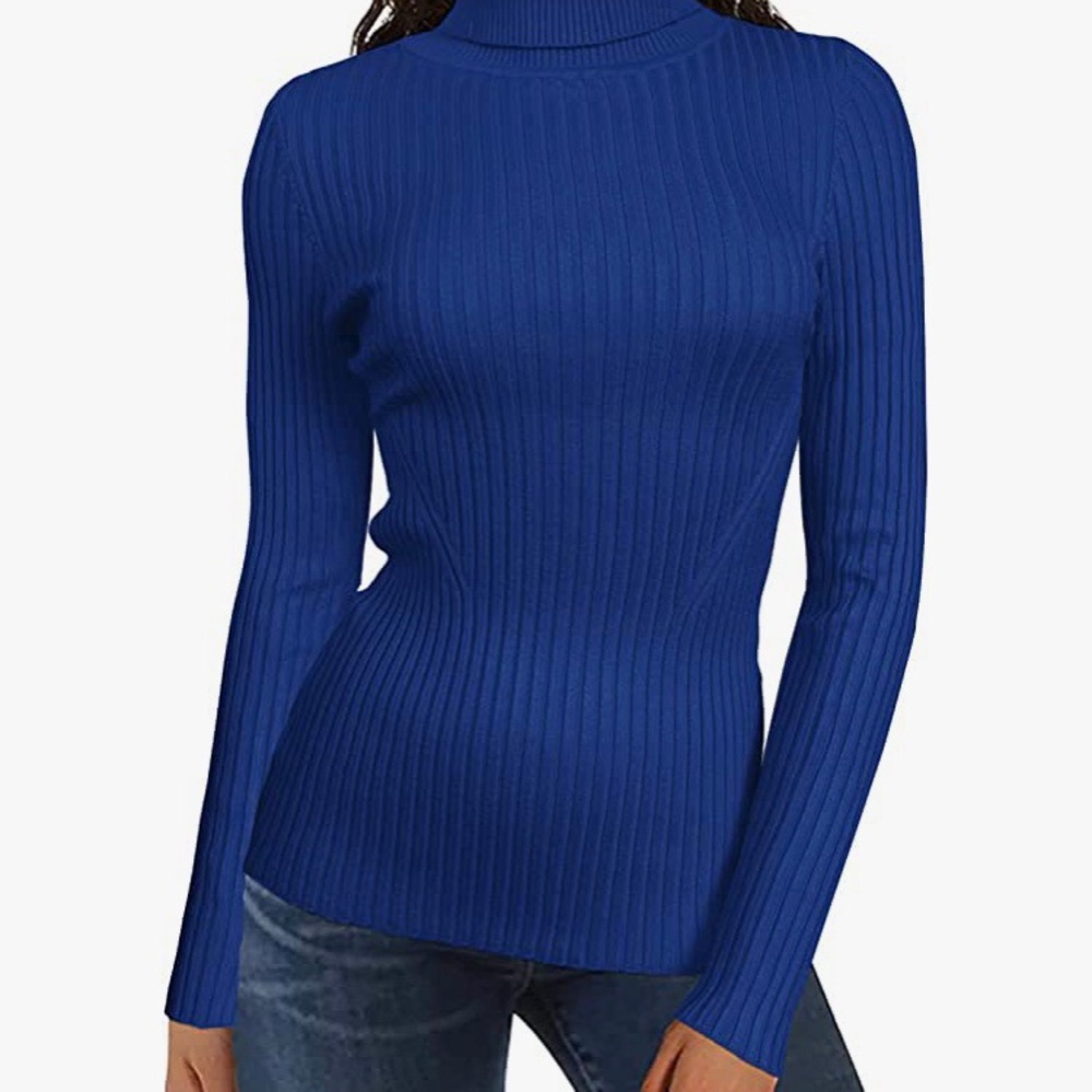Long sleeve turtle neck sweater